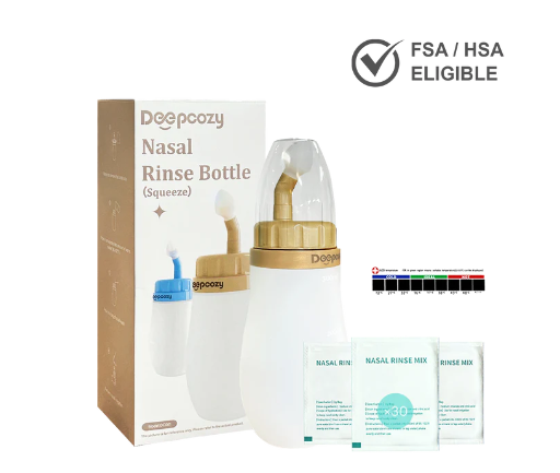 How to properly rinse your nasal cavity using a nasal rinse bottle