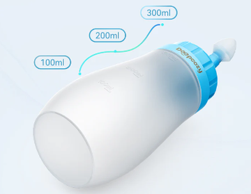 Can I clean a nasal rinse bottle with tap water