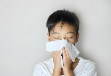 Nasal irrigation timing for allergic rhinitis