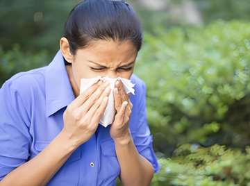 How can tinnitus caused by nasal irrigation be eliminated