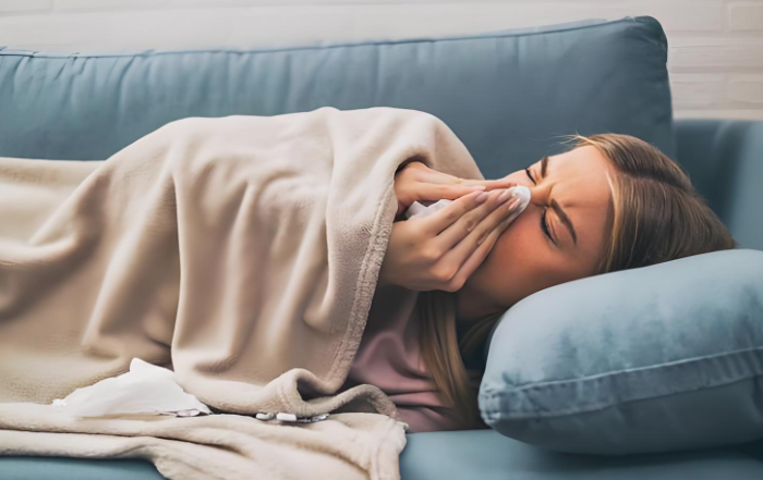Why does rhinitis get worse at night?