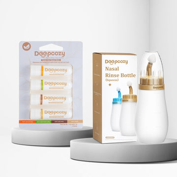 What to do if a nasal rinse bottle becomes clogged during nasal irrigation