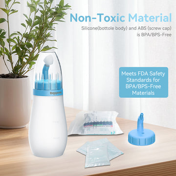 Can the odor from a squeeze bottle be removed