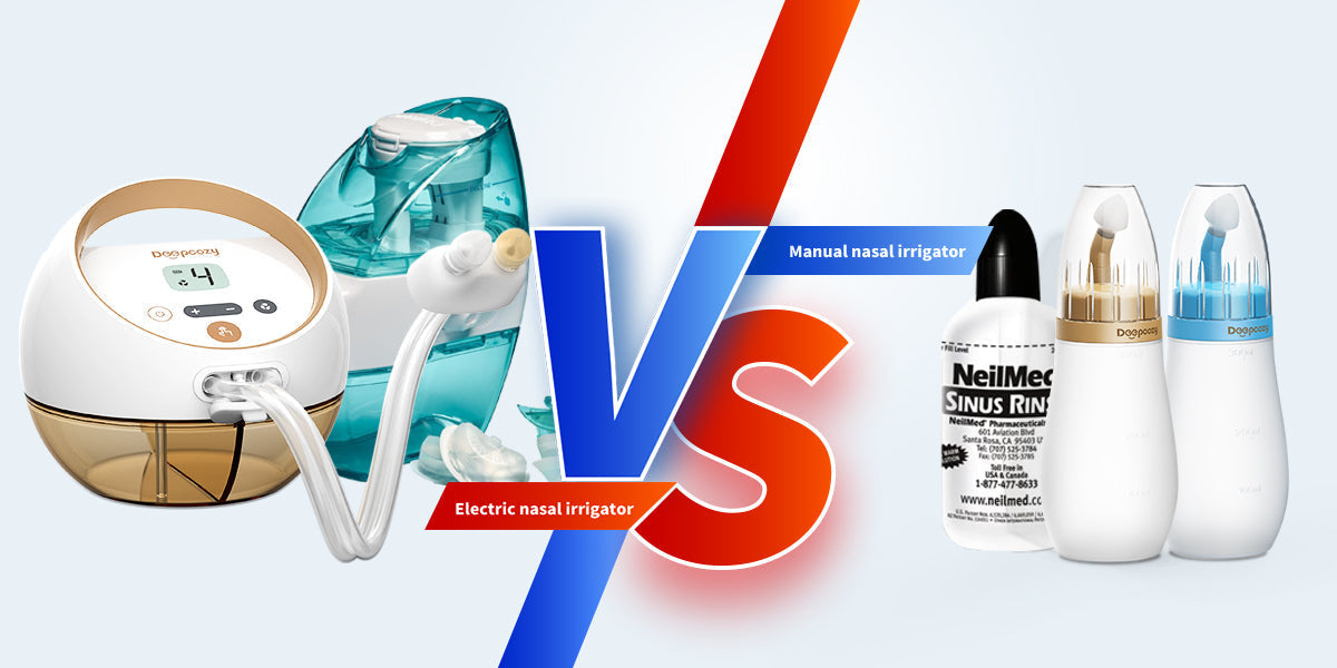 Electric nasal irrigation VS neti pot
