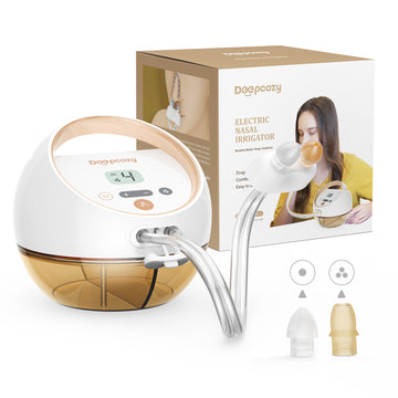 DeepCozy Electric Nasal Irrigation System 4 Suction Levels with 30 Saline Packets