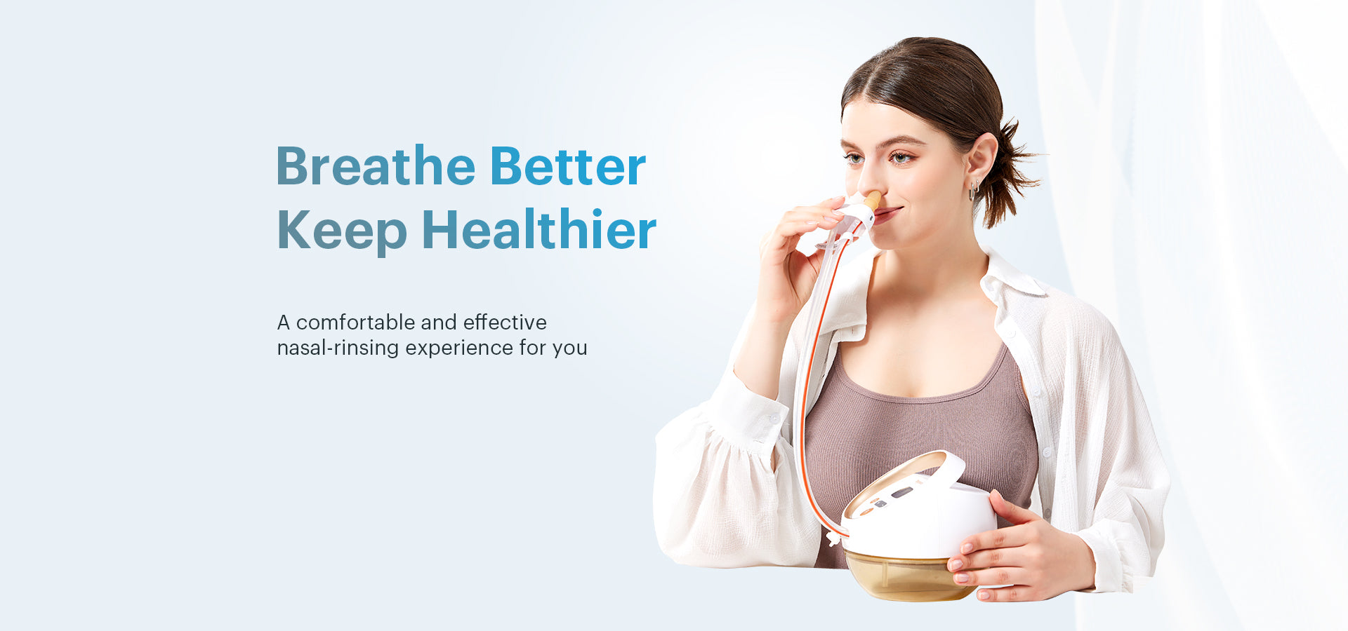 Dual Nasal Inhaler,Lung Enhancement And Care Inhaler,Double Hole